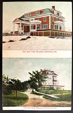 Vintage Postcard 1907-1915 New & Old Trull Hospital Biddeford Maine picture