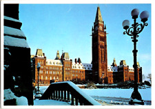 VINTAGE POSTCARD FROM OTTAWA, CANADA SHOWS THE PARLIAMENT BUILDING RPPC picture