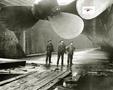RMS TITANIC PORT WING PROPELLER IN THOMPSON GRAVING DOCK picture