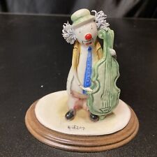 Vintage Emilio E. Tezza Unique Italian porcelain figurine sculpted Clown Band picture