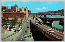 Postcard Fort Pitt Boulevard Pittsburgh, Pennsylvania E2 picture