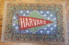 Early 1910s Harvard University Pennant Tobacco Felt B32 Rug Blanket 5