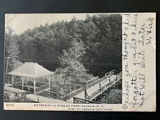 Postcard Oneonta NY - c1900s Entrance to Otsego Park picture