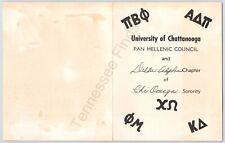1950s University Of Chattanooga Pan Hellenic Council Chi Omega Lucky X Party picture