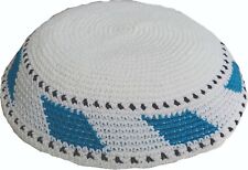 Knitted Yarmulke Shabbat Judaica kippot hat Kippah skull cap Yarmalka Kipa 16 cm picture