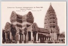 Postcard France Paris Colonial Exposition Of 1931 Temple Angkor Vintage Unposted picture