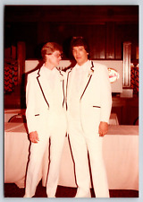 Photograph Two Men White Tuxedo Dallas Open Dart Classic Found Gay Interest picture