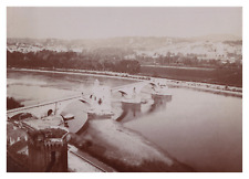 France, Avignon, Pont de Saint Benezeth, vintage print, circa 1895 vintage print picture