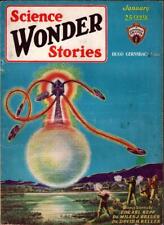 Science Wonder Stories Jan 1930 Paul Cvr; Miles Brueur; David Keller; Ed Earl... picture