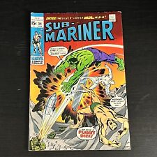 Prince Namor, The Sub-Mariner #34 Vol. 1 (1968) 1971 Marvel Comics VGC picture