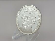 Thomas Jefferson 3rd President Presidents of the United States Silver Tone Coin picture