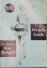Vintage Sears Roebuck & Co. Owners Guide for Kenmore Gas Ranges Stoves 1960’s picture