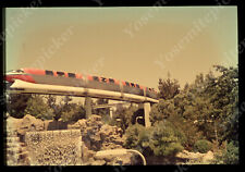 sl74 Original slide 1970's  Disneyland Monorail in motion 921a picture