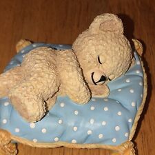 1998 Hamilton Collection Snuggle Bear Figurine Sweet Dream Snuggle NICE picture