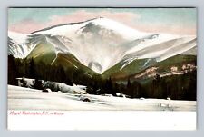 Mount Washington NH-New Hampshire, Mountain In Winter, Antique Vintage Postcard picture