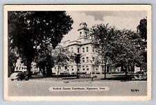 Keokuk County Courthouse Sigourney Iowa Vintage Postcard picture