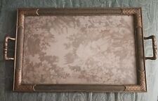 1920's antique gold tone tray  picture