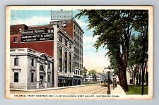 Waterbury CT-Connecticut, Hampson Lilley Building, Vintage c1916 Postcard picture