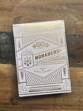White Gold Monarchs Playing Cards V1 theory 11 (slight corner crease)1️⃣1️⃣❤️ picture