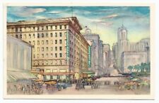 Manx Hotel At Union Square San Francisco, California White Border Postcard picture