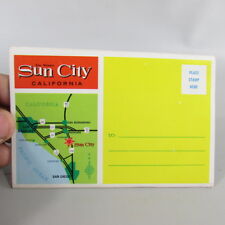 Vintage Sun City California Postcard Souvenir Pack early 1960s NEW UNUSED CLEAN picture