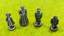1993 I.R.S. Miniature Metal Pewter Victorian People Lot 4 IA picture