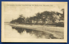 Cottages Along the Shore of Shelter Island New York ny old Postcard picture