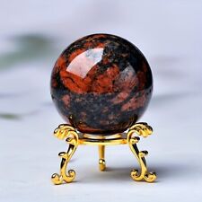 1Pc Natural red amphibole polished ball quartz crystal ball 55--60mm picture
