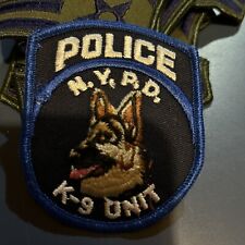 New York City Police (NYPD) K-9 Unit Full Color Shoulder Patch picture