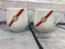 vtg TWA Royal Ambassador Fine Porcelain Coffe Cup  set of 2 picture