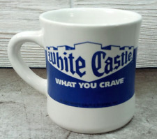 Vintage White Castle Mug What You Crave Hot Cold Beverage Coffee Cup 1997 *READ* picture