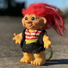 VTG Thomas Dam Troll Bank Pirate Red Hair & Green Eyes 1960s picture