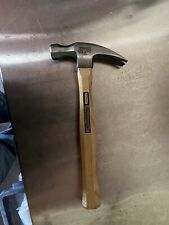 Vintage STANLEY Professional 20oz Claw Hammer with Hickory Handle 51-201 USA picture