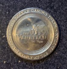 THE VENETIAN $1.00 one dollar casino gaming token / coin Las Vegas Nevada NV picture
