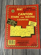 Vintage 1991 Official Street Atlas Of Canton Stark and Wayne Counties Booklet picture