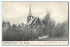 c1905 Jonkoping City Park Backaby Church Southern Sweden Antique Postcard picture