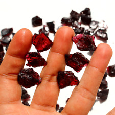 10 Pcs Mozambique Natural Rhodolite Garnet Raw Crystals Mineral Specimen Reiki picture