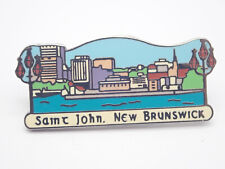 Saint John New Brunswick Skyline Vintage Lapel Pin picture