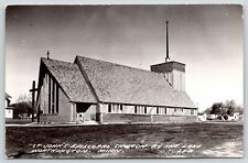 Worthington Minnesota~St John's Episcopal Church by the Lake~1950s RPPC picture