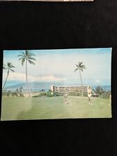 Kaanapali Beach Hotel Maui Hawaii Championship Golf Course Tropical Postcard picture