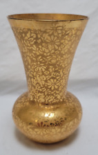 Vintage 18kt Gold Painted Vase 2.25