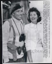 1963 Press Photo Patricia Kennedy sister of Pres Kennedy husband Peter Lawford picture