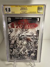 CGC Graded  9.8 & Signature Pestilence Sketch Edition Signed By Frank Tieri picture