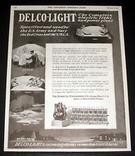 1919 OLD MAGAZINE PRINT AD, DELCO-LIGHT, COMPLETE ELECTRIC LIGHT & POWER PLANT  picture