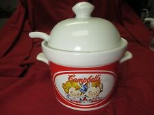 Campbell’s Soup Ceramic Tureen with Lid and Ladle picture