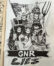 Rock N' Roll Comics #1 FN/VF Guns N Roses Revolutionary 1989. Awesome Art picture