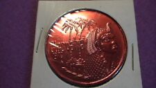 Vintage 1972 Mardis Gras Token of Cleopatra in Camelot, Gorgeous bright red picture