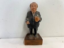 Vintage Taschke Lawyer Hand Carved Wooden Sculpture Made in Austria picture