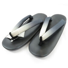 Japanese sandals zori Blur pattern Black US6 Women's picture