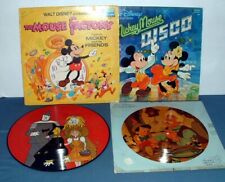 (4) VINTAGE WALT DISNEY COMPANY RECORD ALBUMS - 1970'S & 1980'S - USED picture